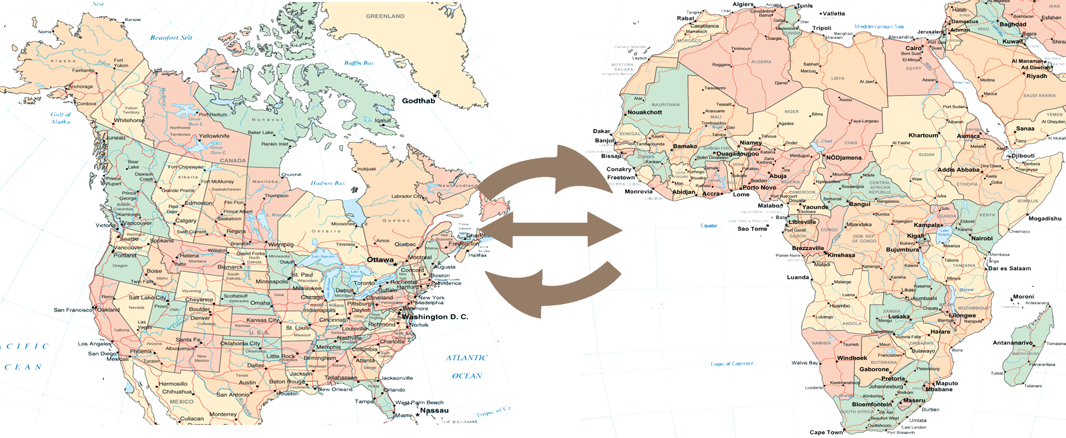 Transportation from the US to West Africa, East Africa, South Africa - Independent Ocean Services - www.shipios.com